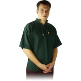 Kurzärmeliges Mittelalter Hemd | Freizeithemd | grün