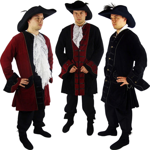 Piratenjacke Herren | Karneval Jacke | Herrenkostüm