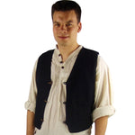 Cowboy Weste schwarz | Schwarze Cowboy Weste