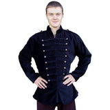 Schwarze Kavallerie Jacke | Schwarze Militärjacke