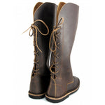 Wikinger Leder Stiefel braun