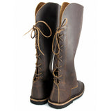 Braune Wikinger Stiefel in Übergröße bis Größe 48