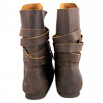 Wikinger Haithabu Stiefel Übergröße 49 braun 50
